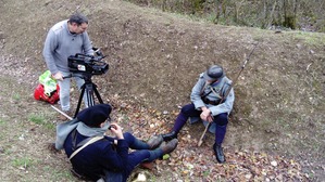 Tournage d'un chapitre de mon livre Une lueur d'espoir