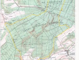 Parcours du Saillant de St-Mihiel de 18 kms, version longue